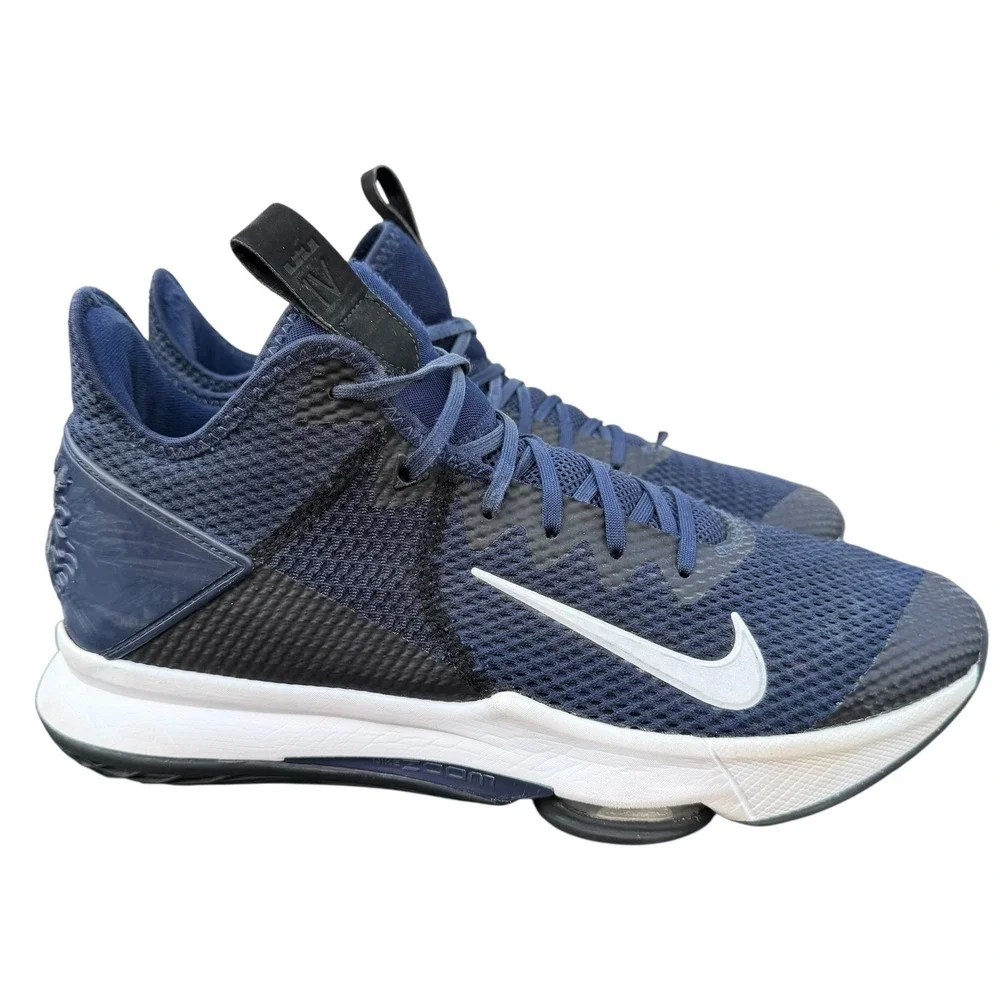 Nike LeBron Witness IV 4 Navy Blue White CV4004-401 Men's Size 11.5 Basketball